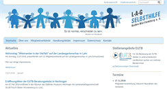 Desktop Screenshot of lag-selbsthilfe-bw.de