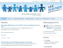 Tablet Screenshot of lag-selbsthilfe-bw.de